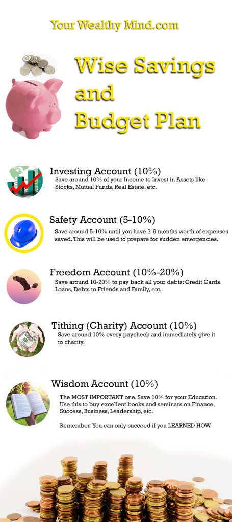 Your Wealthy Mind Savings and Budget Plan