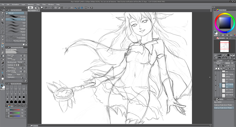 clip studio paint sketch