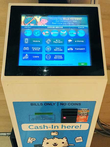 gcash touchpay machine
