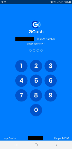 gcash app login
