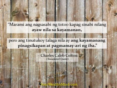 Quote-many-despire-riches-other-tagalog